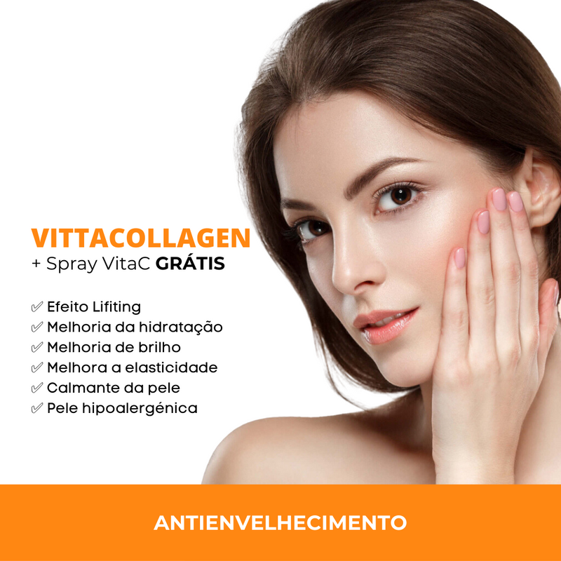 Máscara VittaCollagen + Spray Vita C GRÁTIS